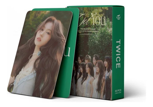 Photocards Twice I Got You + Llavero Twice Lovely Jeongvely