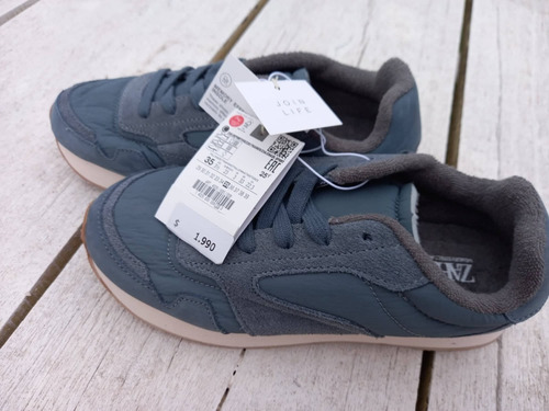 Zapatillas Deportivas Niña Zara Talle 35 Nuevos (22,5 Cm)