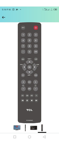 Imagen 3 de 5 de Televisor Tv Marca Tcl Usado 40 Pulgadas