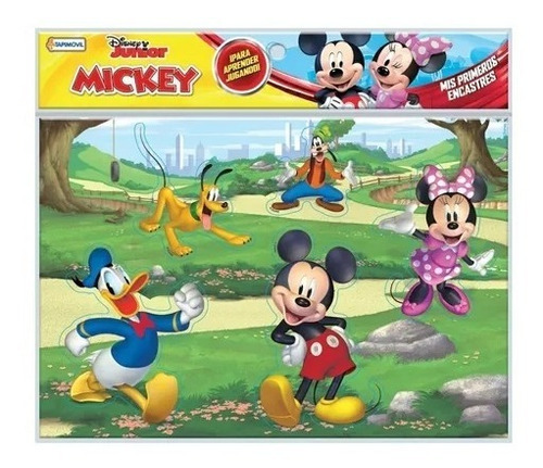 Puzzle Mickey Baby Primeros Encastres Rompecabezas 