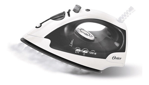 Plancha a vapor Oster GCSTBS4801W color blanco con suela antiadherente 120V