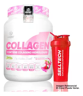 Colágeno Hidrolizado Energy Nutrition 500gr Tropical+shaker