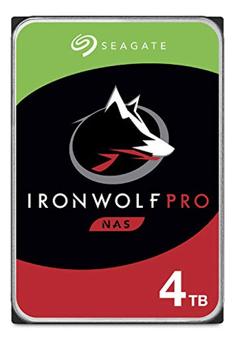 Seagate Ironwolf Pro Disco Duro Interno Nas De 4 Tb - 3,5 Pu