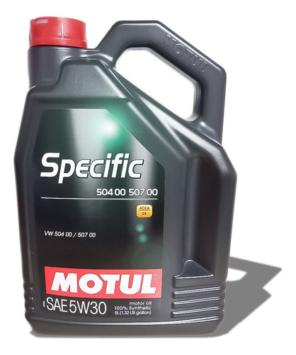 Aceite Motul Specific 5w30 X 5lts Sintetico 504 / 507 Auto