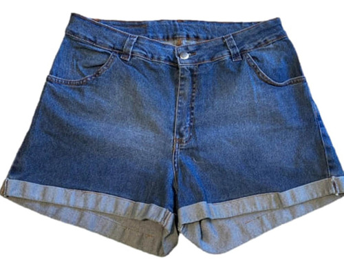 Short De Jean Con Bolsillos Delanteros Y Traseros Ta 56 A 60