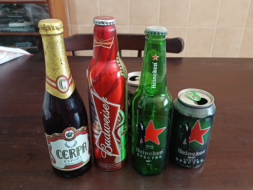 Coleção Garrafa E Lata De Cerveja Antiga Lote (Usado)