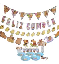 Comprar Capibara Cotillon Kit Cumpleanos Completo + Feliz Cumple Varios Capibara