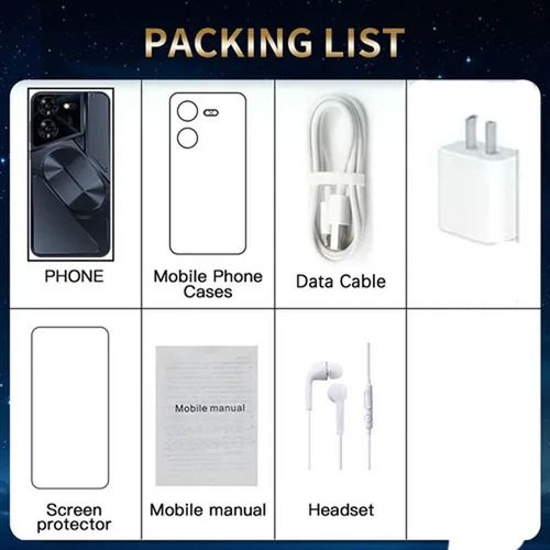 2025 Últimas El Precio Más Barato Vove Pova 5pro Teléfono Inteligente Dual Sim Dime 5000mah Batería Larga Duración Dimensity 9200+ Celular Android 14 Dorado
