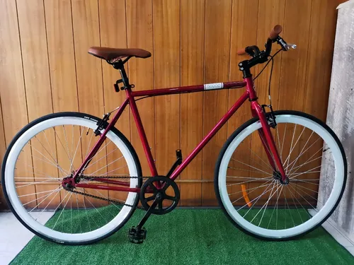 Bicicleta Scoop Fixie Aro 28 Rojo Cuotas sin inter s