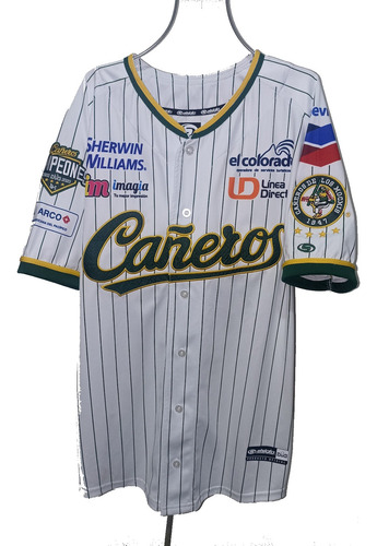 Jersey Beisbol Cañeros Mochis Jugador Utilería 23/24 Rayada