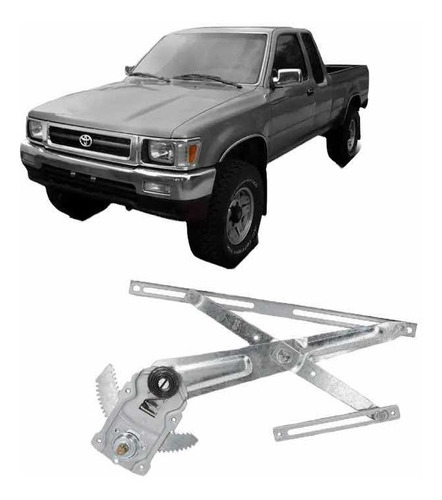 Máquina Levanta Cristal Toyota Hilux 1992-2004 Cabina Doble 