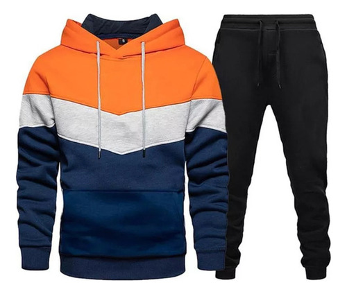 Conjunto De Chándal Deportivo De Dos Piezas Para Hombre