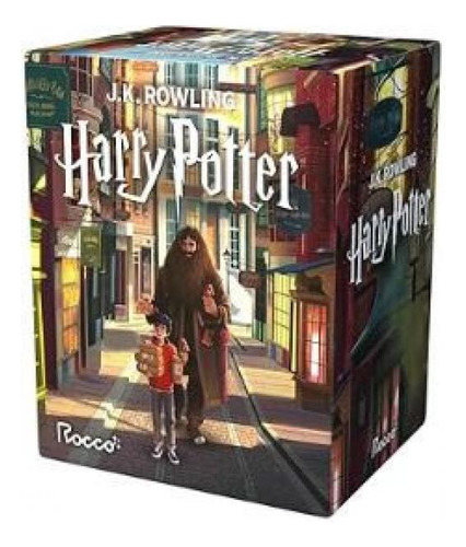 Box Harry Potter Edição Pottermore 7 Livros Com Adesivos