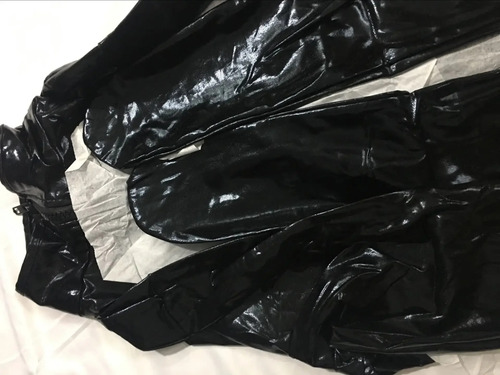 Macacão Feminino De Couro Sintético Sexy De Látex De Pvc Que