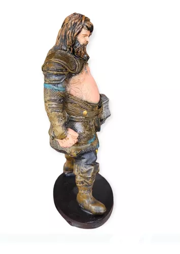 Boneco Estatueta Thor God Of War Ragnarok Colecionavel