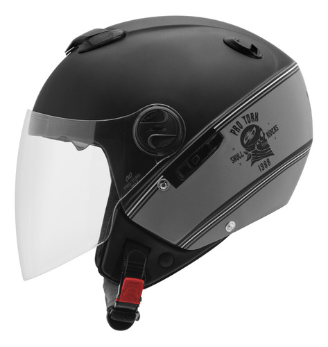 Capacete Para Moto Aberto New Atomic Vintage Skull Riders Hd