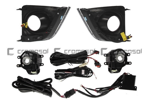 Kit Faro Auxiliar Para Toyota Corolla 2014 15 2016 2017 Led