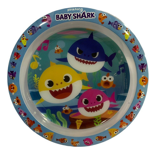 Plato Playo Niñas Niños B Baby Shark Zenón Free Bpa