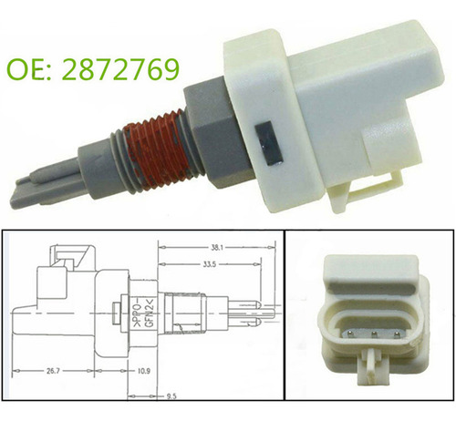 Sensor De Nivel De LĂquido Refrigerante 10x 2872769 2872768