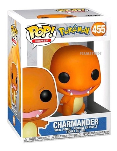 Funko Pop Pokemon Charmander 455 Original Scarlet Kids