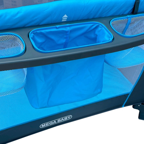 Imagen 9 de 9 de Practicuna Megababy Premium Mosquitero+luz+musica+bolso