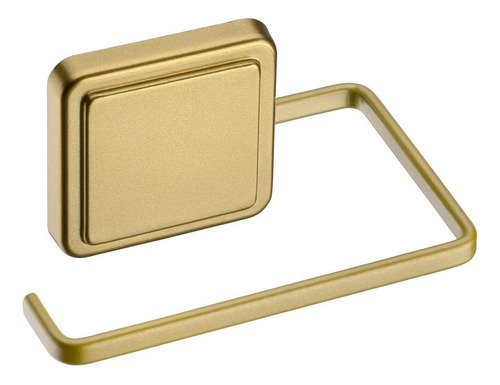 Papelera de acero con fijación adhesiva, Wp, color dorado