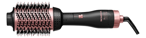 Escova Secadora Es-14 Black Rose Argan - Mondial 220v Cor Preto com Rosé