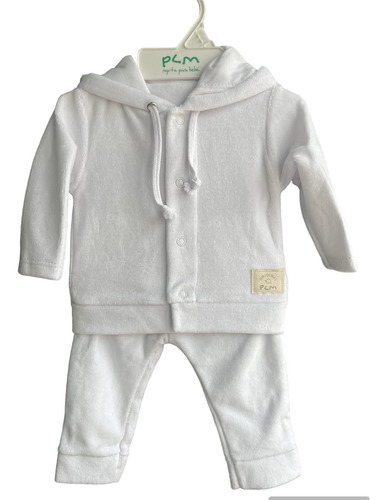 Conjunto Pilim Para  Bebes Plush 2 Piezas, Campera Y Babucha