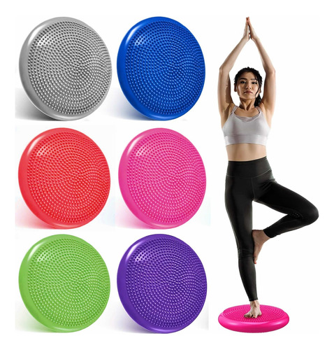 Balón Inestable Cojín Mini Bosu Equilibrio Yoga Pilates Gym