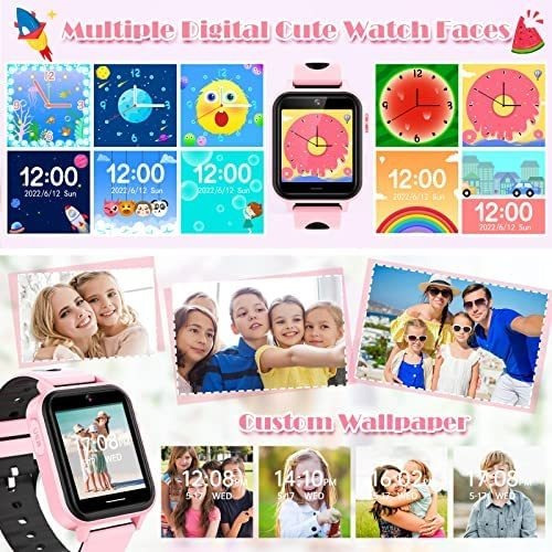 Imagen 7 de 8 de Reloj Inteligente P/niños Cjc De 3-12 Años - Rosa