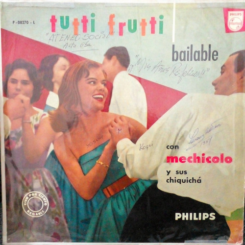 Tutti Frutti Bailable Compilado Disco De Vinilo Lp 1957