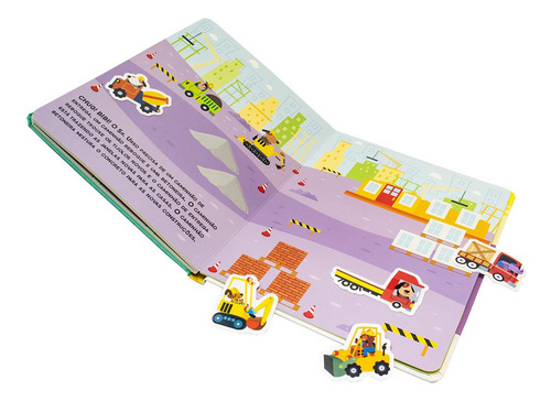 Livro Vamos Explorar! Construção, De Imagine That Group., Vol. 1. Editorial Happy Books, Capa Capa Dura Em Português, 2024