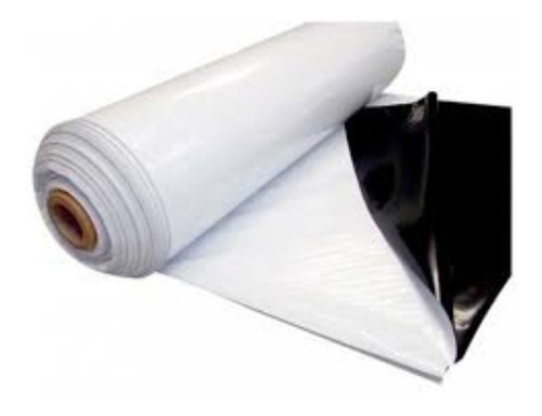 Nylon Blanco / Negro Silo Panda 120 Mic - Rollo 50 X 2 Mts