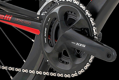 Imagen 3 de 3 de Plato Palancas Ruta Shimano 105 R7000 53-39. Carbonobikes.
