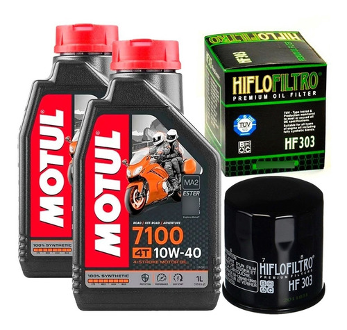 Kit Service Kawasaki Versys 300 Motul 7100 Ryd 