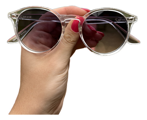 Óculos Baixa Pace Fusion Transparente Com Preto Degradê