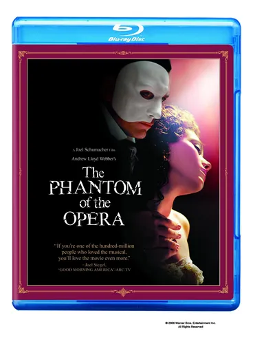 comprar El Dvd Blu-ray El Fantasma De La Ópera Sellado De Fábrica