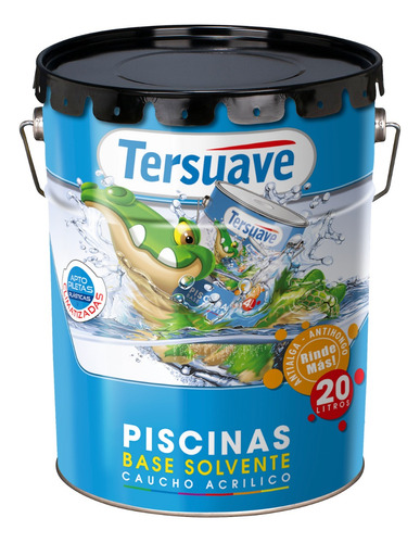 Pintura Para Piscina Pileta Fibra Base Solvente 20 Lts- Mix