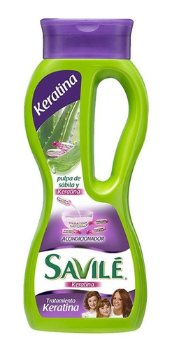 Imagen 2 de 2 de Shampoo Savile Keratina 750ml