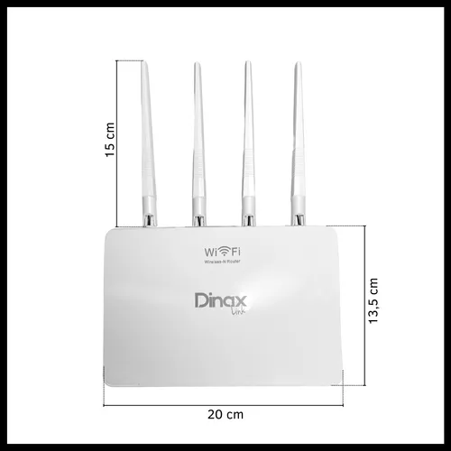 Router Wifi 4 Antenas 300 Mbps Internet 2.4 Ghz Wpa Wpa2 Col