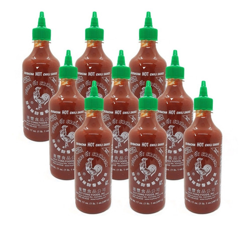 Pack X 9 Unidades Salsa Sriracha Tuong Ot 482 Gr.