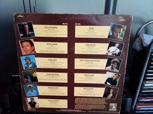 Lp Conspiracy Of Hope P. Maccartney Dire Straits Sting (Usado)