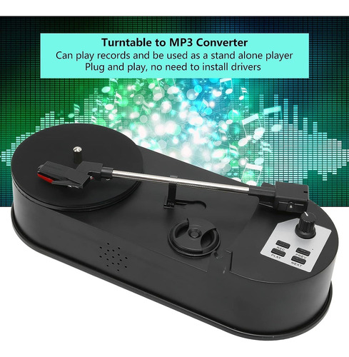 Convertidor De Tocadiscos A Mp3 Reproductor De Discos