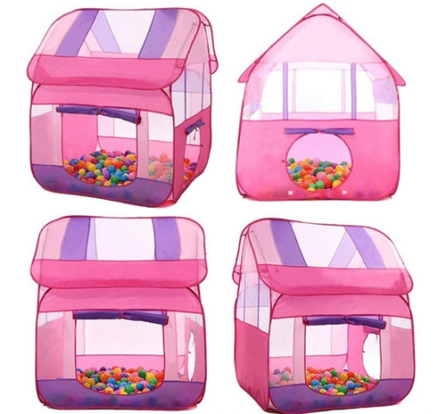 Pelotero - Carpa Multicolor Para Niños - Incluye 200 Pelotas