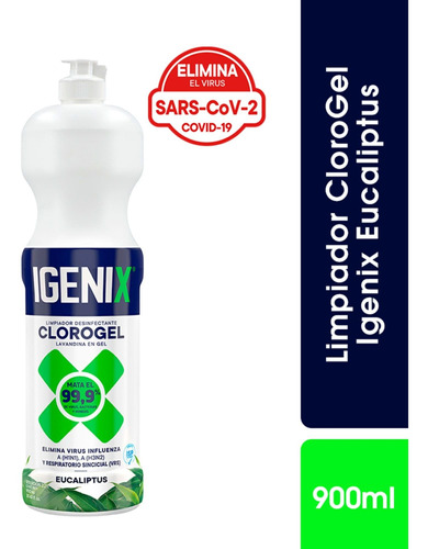 Igenix Limpiador Clorogel Eucaliptus 900ml