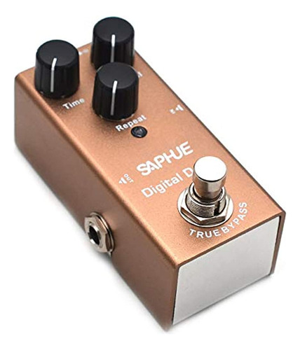 Saphue Pedal De Efectos De Guitarra Con Retardo Digital Peda