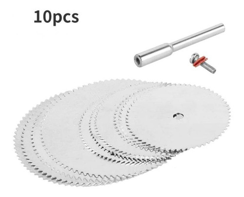 10 Piezas Discos De Corte Tipo Sierra Para Motortool