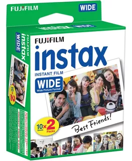 Filme Instantâneo Fujifilm Instax Wide (20 Fotos)