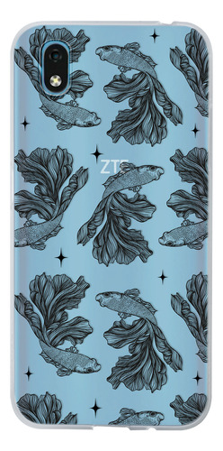 Funda Para Zte Pez Beta Patrón Antigolpes Case Anticaidas