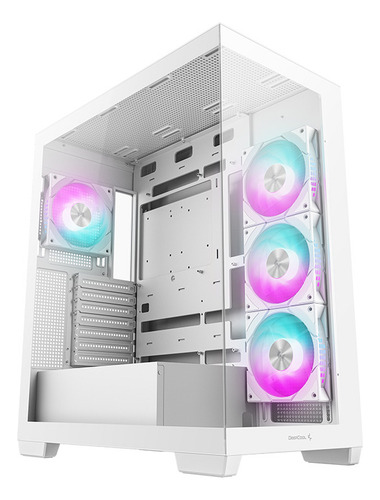 Case Deepcool Cg580 4f, V/templado Argb White